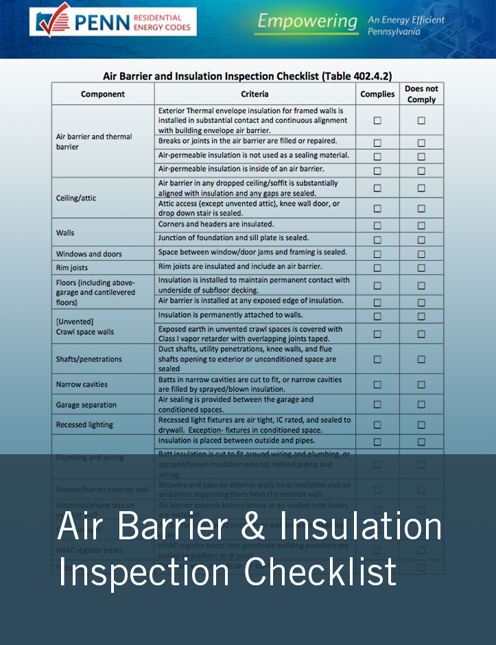 What Is An Air Barrier Inspection